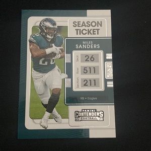 Miles sanders - 2021 panini contenders football #80